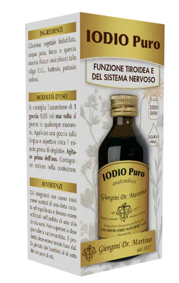 IODIO PURO ANALCOLICO 100 ML - Farmaspeed