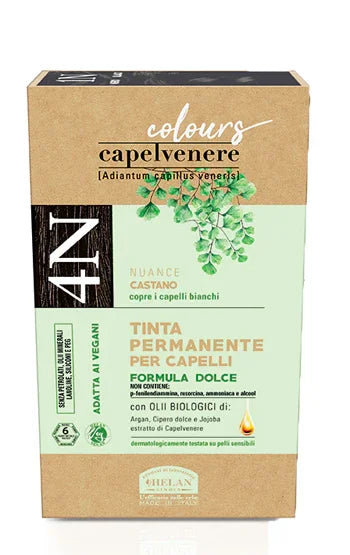 CAPELVENERE COLOURS TINTA CAPELLI 4N CASTANO - Farmaspeed