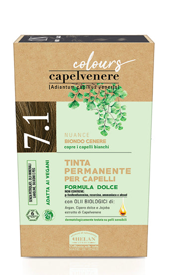 CAPELVENERE COLOURS TINTA CAPELLI 7,1N BIONDO CENERE