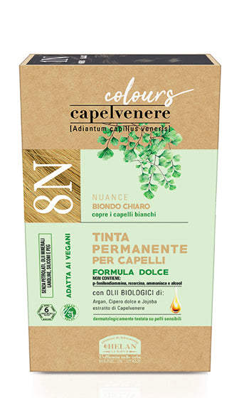 CAPELVENERE COLOURS HAIR DYE 8N LIGHT BLONDE