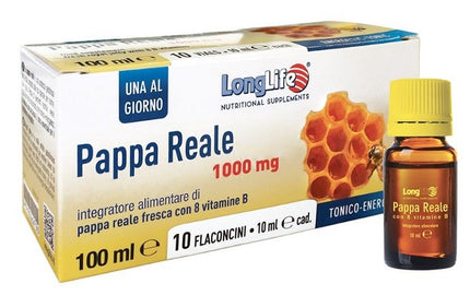 LONGLIFE PAPPA REALE + VITAMINA B 10 FLACONCINI 10 ML