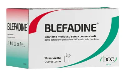 BLEFADINE 14 SALVIETTE MONOUSO PER DETERSIONE PERIOCULARE - Farmaspeed