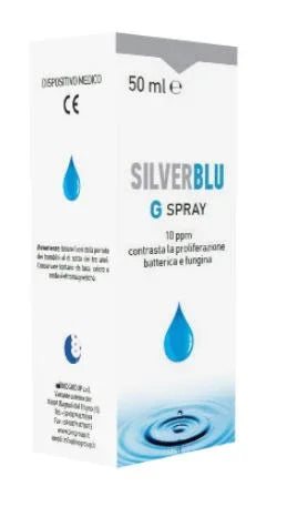SILVER BLU G SPRAY VIA ORALE CONTRASTA LA PROLIFERAZIONE BATTERICA E FUNGINA 50 ML - Farmaspeed