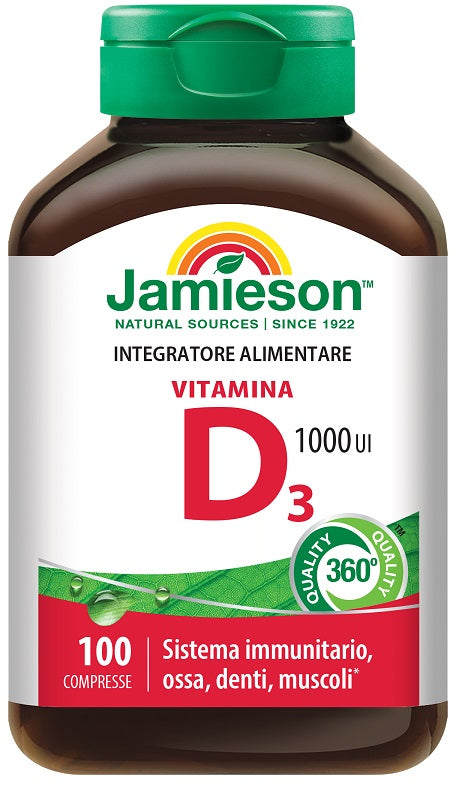 JAMIESON VITAMINA D3 1000 100 COMPRESSE