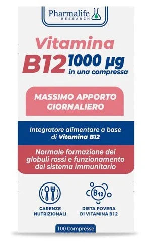 VITAMINA B12 100 COMPRESSE VITACURVEG - Farmaspeed