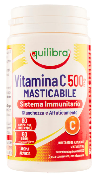 VITAMIN C 500MG CHEWABLE IMMUNE SYSTEM 60 TABLETS
