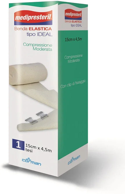 BENDA ELASTICA MEDIPRESTERIL IDEAL CM15X45MT - Farmaspeed