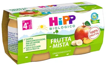 HIPP BIO OMOGENEIZZATO FRUTTA MISTA 2X80 G - Farmaspeed