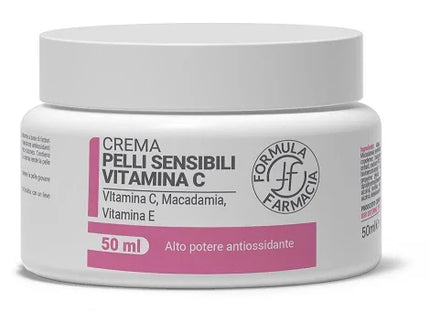 FORMULA CREMA VISO PELLI SENSIBILI VITAMINA C 50 ML SENZA CONSERVANTI - Farmaspeed