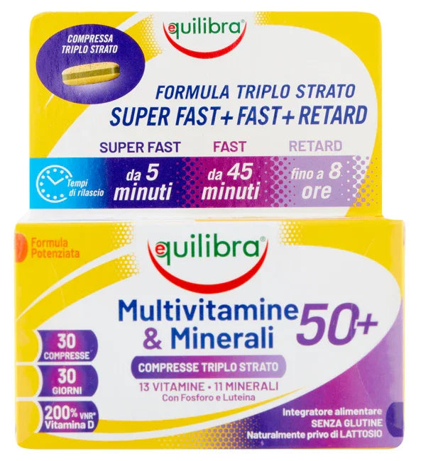MULTIVITAMINE&MINERALI 50+ 30 COMPRESSE - Farmaspeed