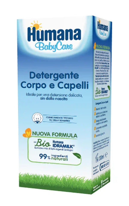 HUMANA BABY CARE DETERGENTE CORPO&CAPELLI 300 ML - Farmaspeed