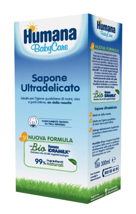 HUMANA BABY CARE SAPONE LIQUIDO 300 ML - Farmaspeed