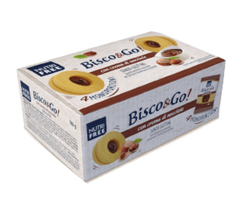 NUTRIFREE BISCO&GO WITH HAZELNUT CREAM 4X40 G