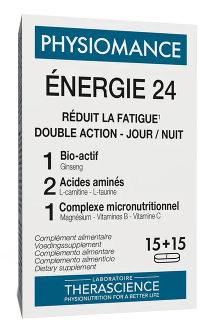 PHYSIOMANCE ENERGIE 24 30 COMPRESSE - Farmaspeed
