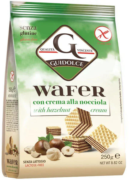 WAFER CON CREMA ALLA NOCCIOLA 250 G - Farmaspeed