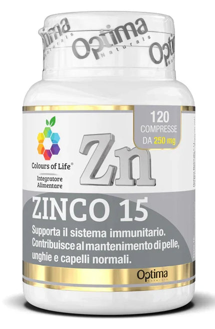 COLOURS OF LIFE ZINCO 15 120 COMPRESSE - Farmaspeed
