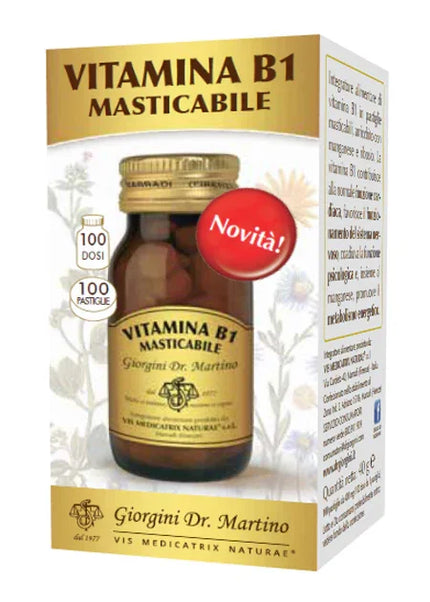 VITAMINA B1 MASTICABILE 100 PASTIGLIE - Farmaspeed