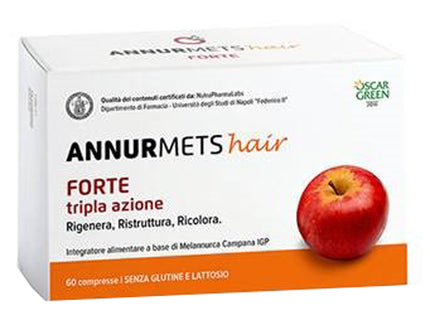 ANNURMETS HAIR FORTE TRIPLE ACTION 60 TABLETS