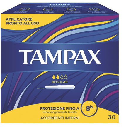 TAMPAX BLUE BOX REGULAR 30 PIECES