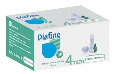 AGO PUNGIDITO PER INSULINA DIAFINE 32GX4MM 100 PEZZI - Farmaspeed