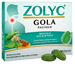 ZOLYC GOLA MENTOLO/EUCALIPTO 36 PASTIGLIE - Farmaspeed