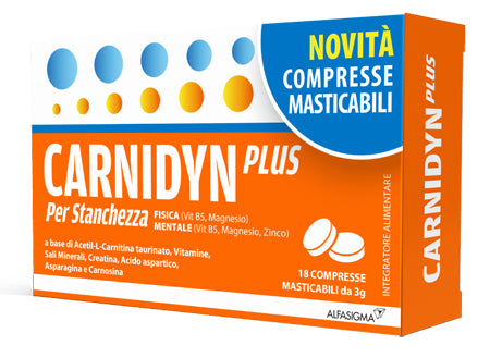 CARNIDYN PLUS 18 CHEWABLE TABLETS