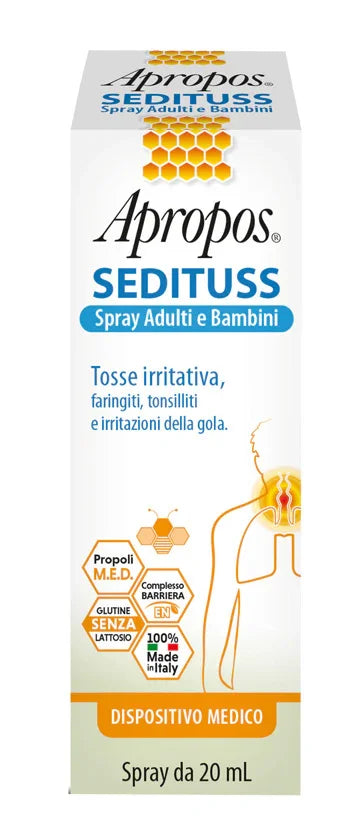 APROPOS SEDITUSS SPRAY ADULTI/BAMBINI 20 ML - Farmaspeed