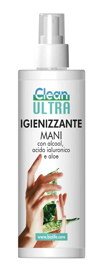 CLEAN ULTRA IGIENIZZANTE MANI 250 ML - Farmaspeed