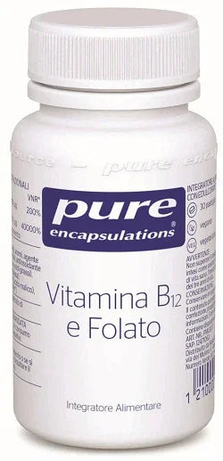 PURE ENCAPSULATIONS VITAMINA B12 E FOLATO 30 PASTIGLIE - Farmaspeed