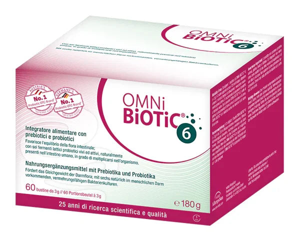 OMNI BIOTIC 6 POLVERE 60 BUSTINE DA 3 G - Farmaspeed