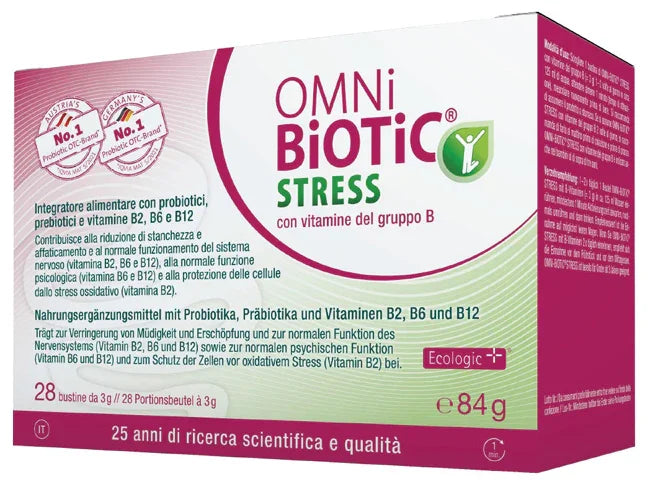 OMNI BIOTIC STRESS VITAMINE GRUPPO B 28 BUSTINE DA 3 G - Farmaspeed