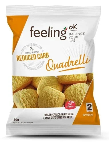 FEELING OK QUADRELLI VANIGLIA-LIMONE OPTIMIZE 50 G - Farmaspeed