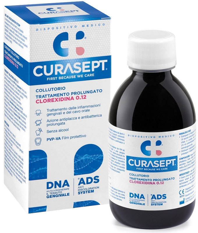 CURASEPT MOUTHWASH 0.12 ADS + DNA 200 ML