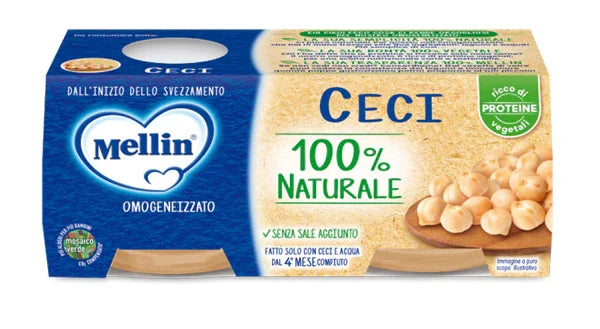 MELLIN OMOGENEIZZATO CECI 2 X 80 G - Farmaspeed