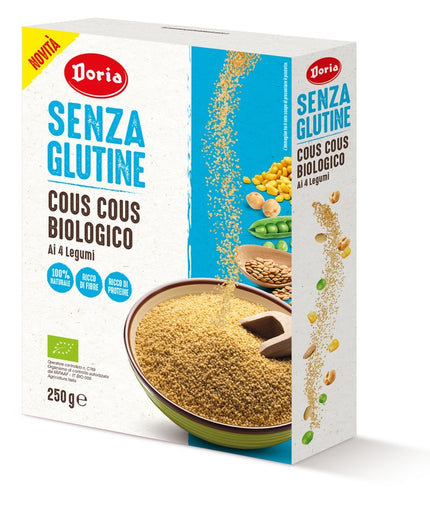 DORIA COUS COUS BIOLOGICO 4 LEGUMI 250 G