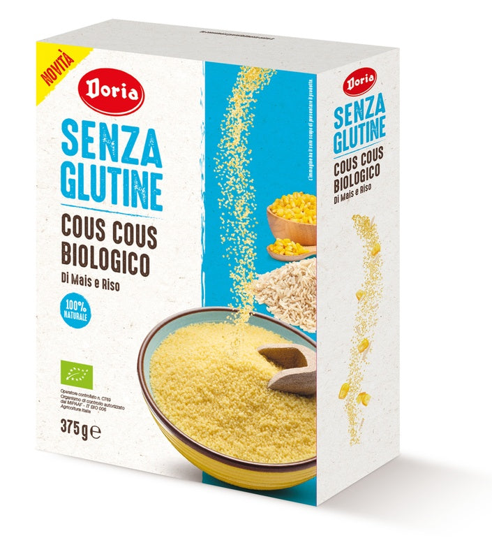 DORIA ORGANIC CORN-RICE COUS COUS 375 G