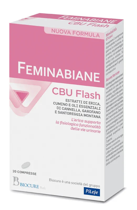 FEMINABIANE CBU FLASH 20 COMPRESSE NUOVA FORMULA - Farmaspeed