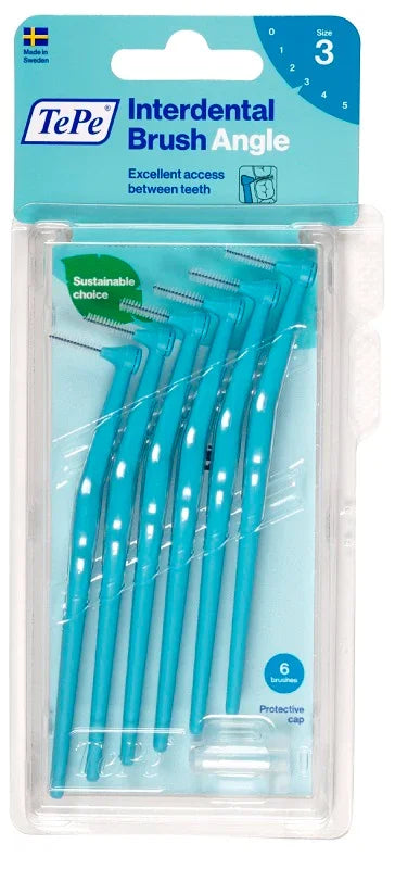 TEPE ANGLE SCOVOLINO BLU 0,6MM 6 PEZZI - Farmaspeed