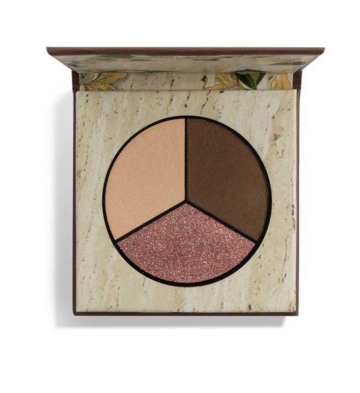 ROUGJ MAKE UP GREEN 3-SHADOW PALETTE