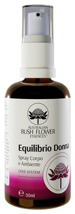 AUSTRALIAN BUSH FLOWER ESSENCES EQUILIBRIO DONNA VAPORIZZATORE 50 ML