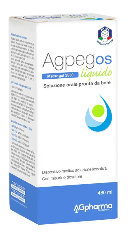 AGPEG OS MACROGOL 3350 LIQUIDO 480 ML - Farmaspeed