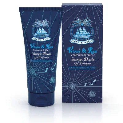 VETIVER & RUM SHAMPOO DOCCIA GEL PROFUMATO 200 ML - Farmaspeed