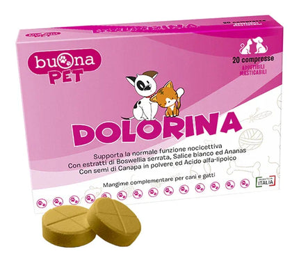 DOLORINA 20 COMPRESSE MASTICABILI NUOVA FORMULA - Farmaspeed