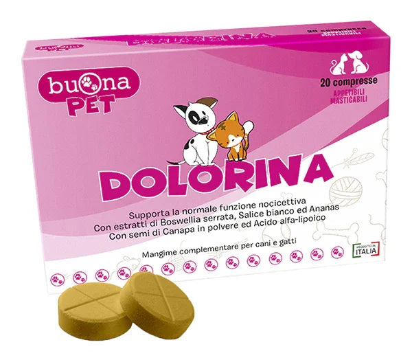 DOLORINA 20 COMPRESSE MASTICABILI NUOVA FORMULA - Farmaspeed