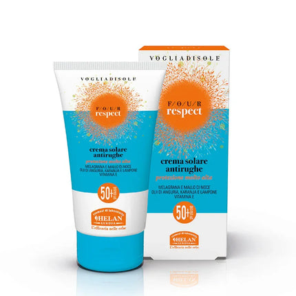 VOGLIADISOLE FOUR RESPECT CREMA SOLARE ANTIRUGHE SPF50+ 50 ML - Farmaspeed