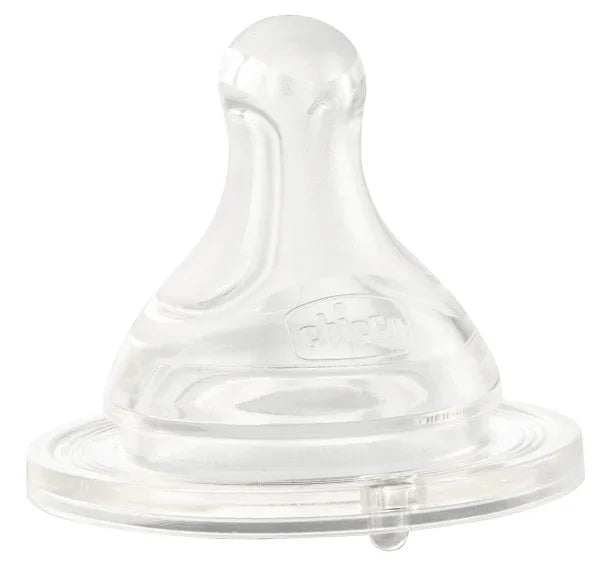 CHICCO TETTARELLA PERFECT 5 4M IN SILICONE 3 FORI 2 PEZZI - Farmaspeed