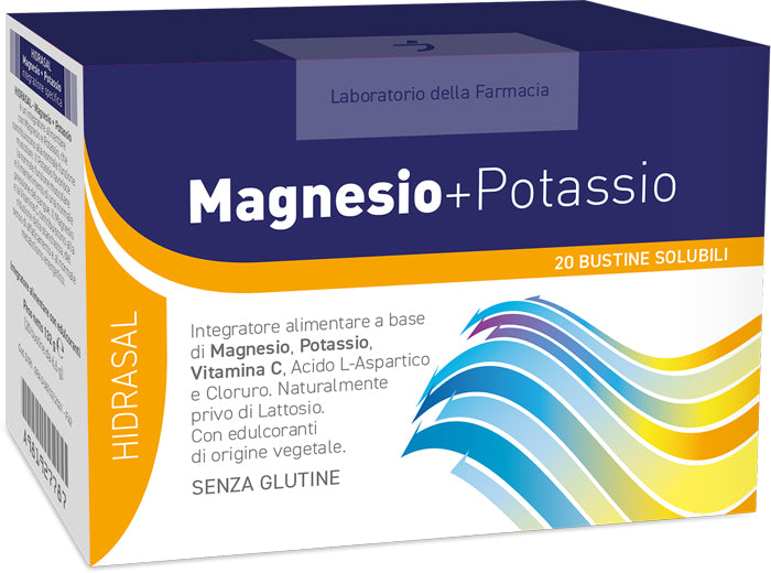 LABORATORIO DELLA FARMACIA MAGNESIO+POTASSIO 20 BUSTE DA 6,6 G LINEA HIDRASAL