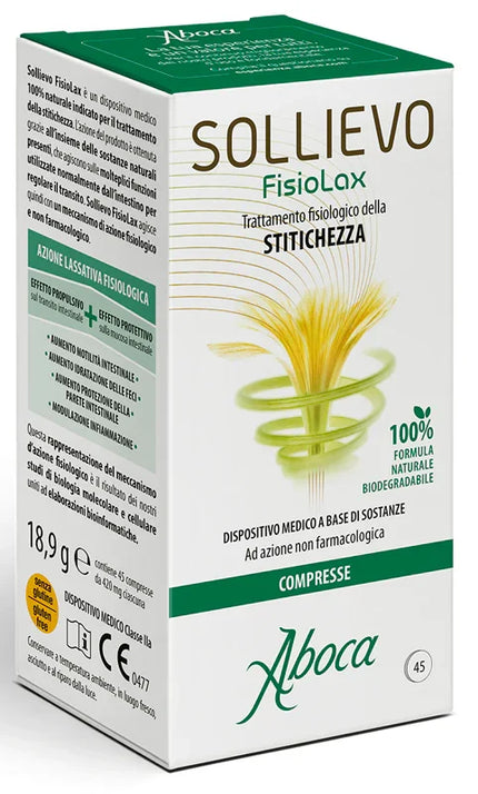 SOLLIEVO FISIOLAX 45 COMPRESSE - Farmaspeed