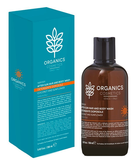 ORGANICS PHARM AFTER SUN HAIR AND BODY WASH 250 ML