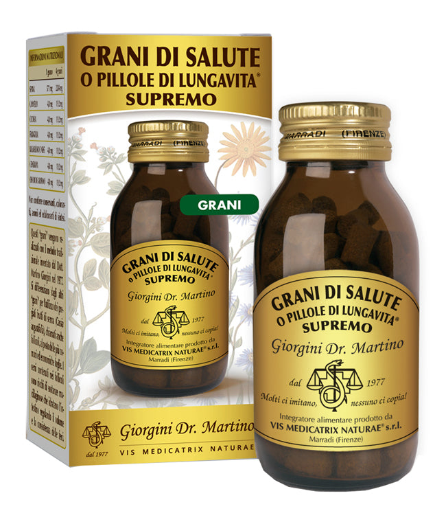 GRANI DI SALUTE O PILLOLE DI LUNGAVITA SUPREMO 90 G